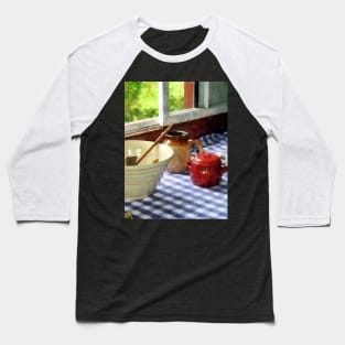 Kitchen - Red Sugar Bowl Baseball T-Shirt